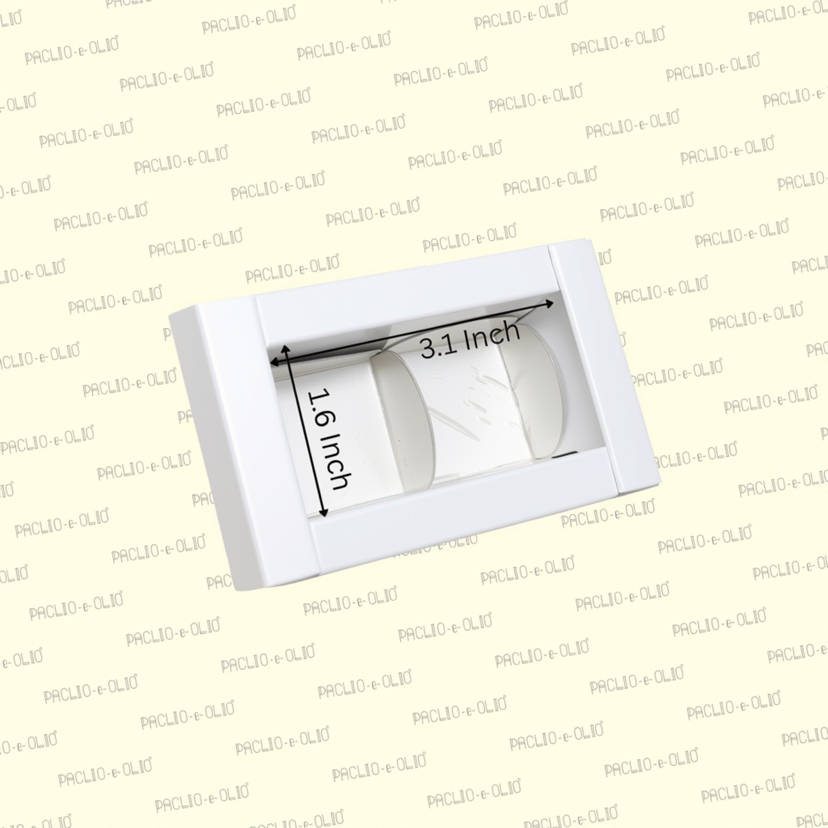 2 Cavity Chocolate Box | 4.5x2.5x1.5 Inches