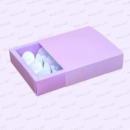 9 CAVITY CHOCOLATE BOX (5.5x5.5x1.5 INCHES)