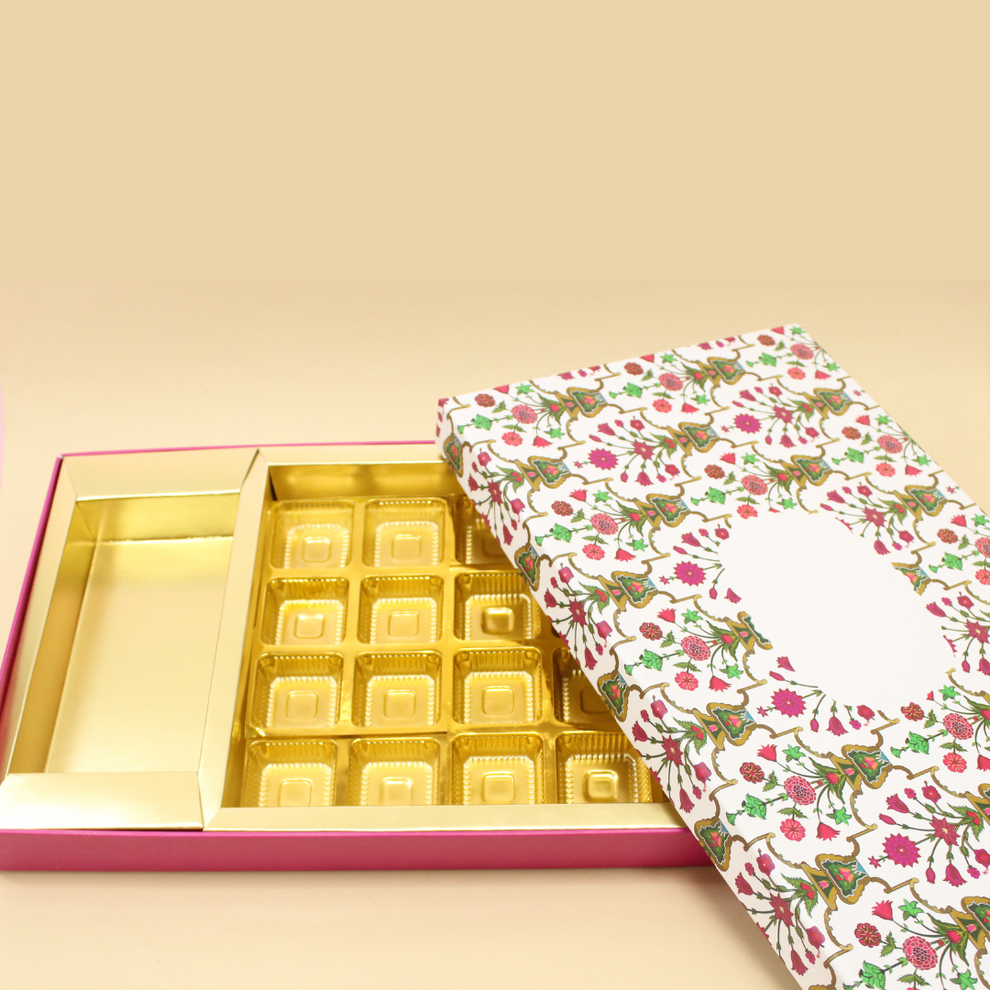 1 Kg Sweet Box /Rigid Hamper Sweet Box (14.5x9x1.5 Inches) – PACLIO-e-OLIO