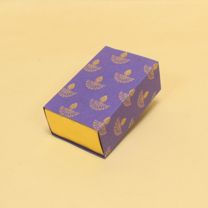 2 Cavity Dia Foil Chocolate Box (4.5x2.5x1.5 Inches)