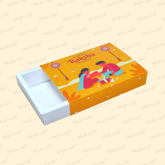 Rakhi Brownie Box (8.5x6.5x1.5 INCHES)