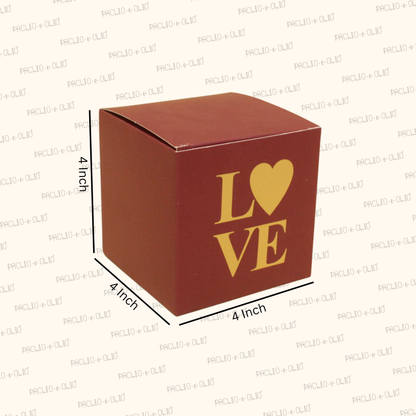 CANDLE BOX | 4x4x4 Inches