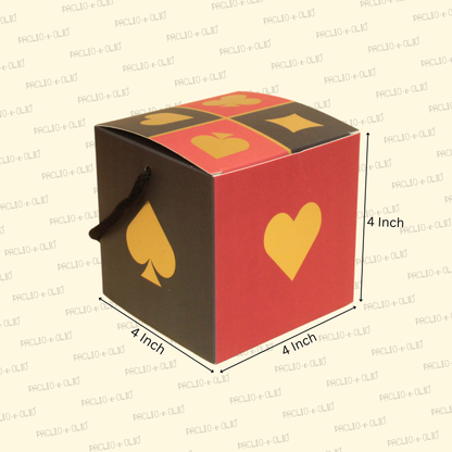 Diwali Poker Jar Box/ Candle Box (4x4x4 Inches)
