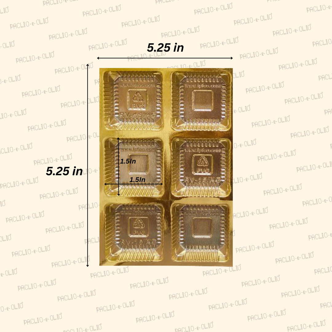 GOLDEN TRAY CAVITY (6 CAVITIES)