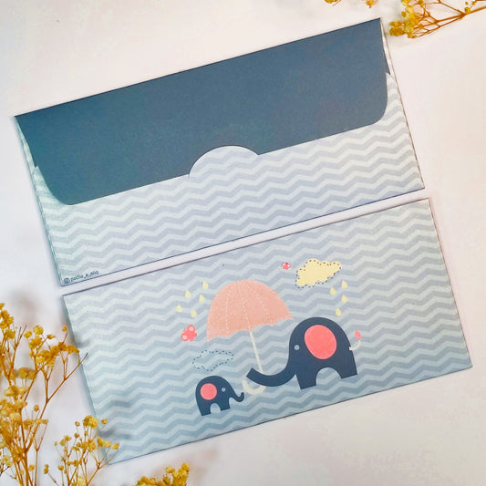 Baby Elephant ENVELOPE (7.5X3.5 INCHES)