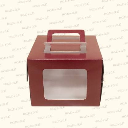 Bento Cake Box (6x6x4.5 Inches)