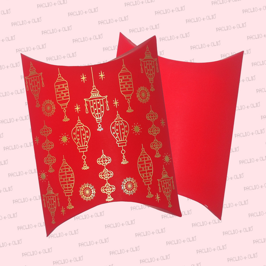PILLOW BOX (4x4.5x1.5 INCHES) | RED