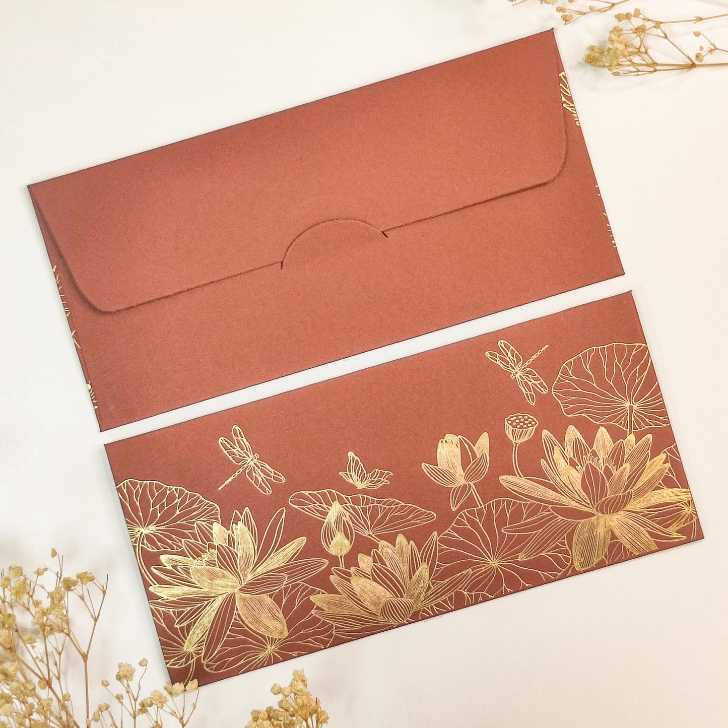 FLORAL ENVELOPE (7.5X3.5 INCHES)