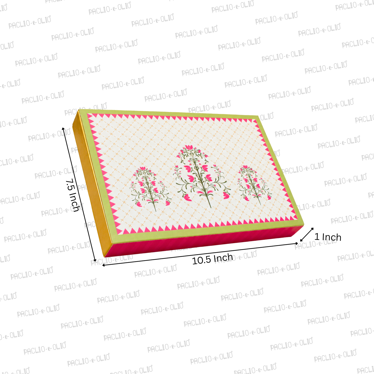 Gul-e-Zar 15 Cavity Chocolate Box | 10.5x7.5x1 Inches