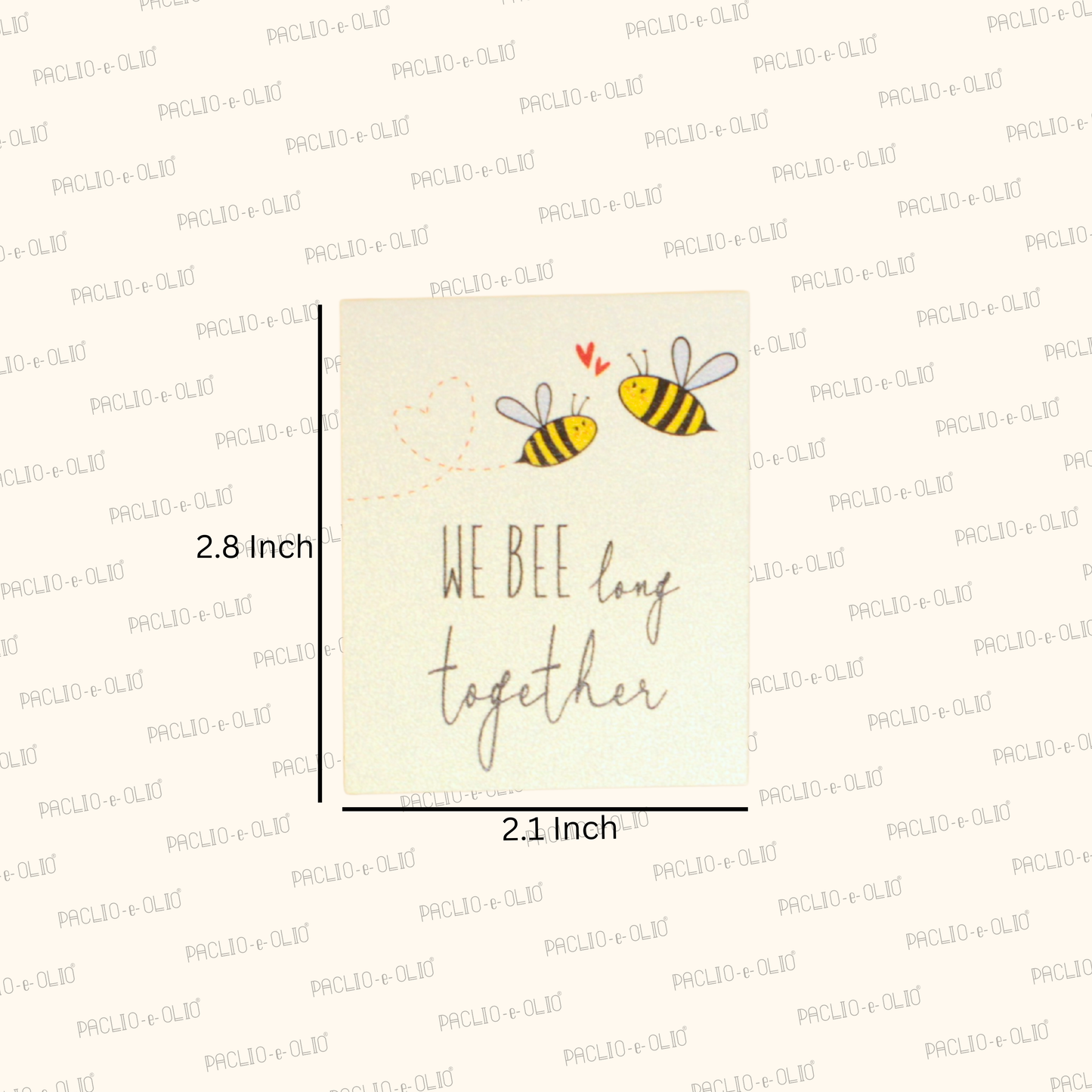 Valentine's Gift Tag | 2.8x2.1 Inches