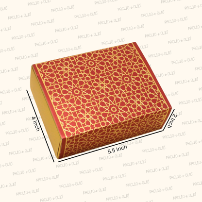 6 Cavity Chocolate Box (5.5x4x2 Inches)