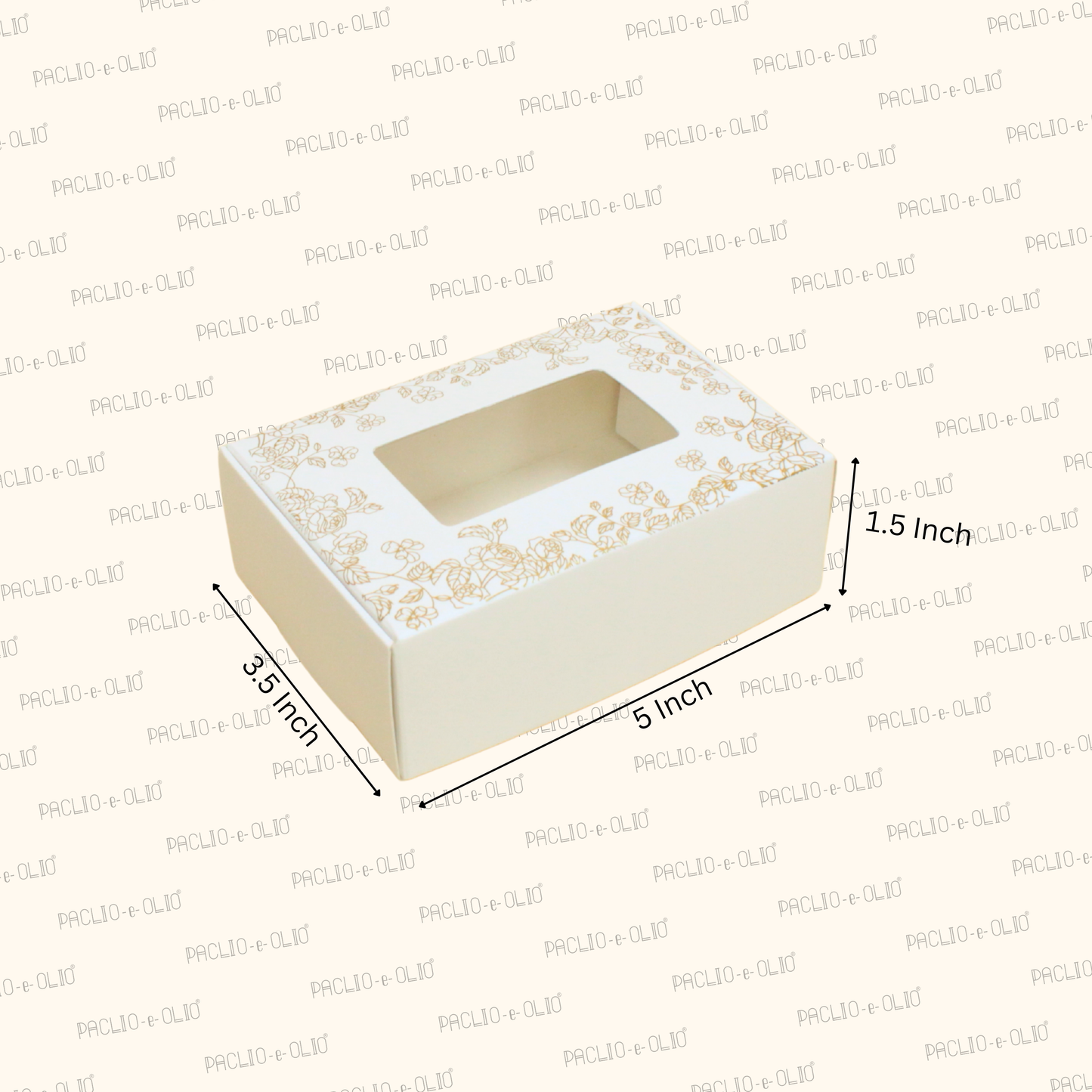 6 Cavity Chocolate Box | 5x3.5x1.75 Inches