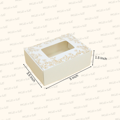 6 Cavity Chocolate Box | 5x3.5x1.75 Inches