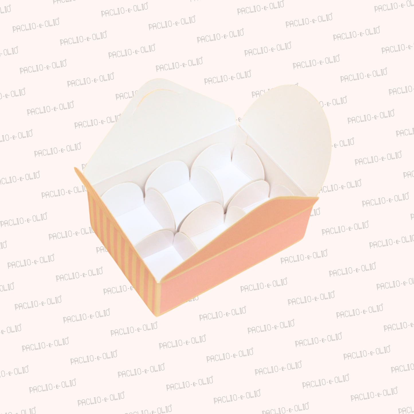 6 Cavity Chocolate Envelope Box | 5x3.5x1.5 Inches