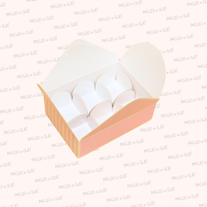 6 Cavity Chocolate Envelope Box | 5x3.5x1.5 Inches