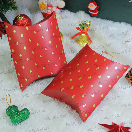 CHRISTMAS PILLOW BOX (4x4.5x1.5 INCHES)