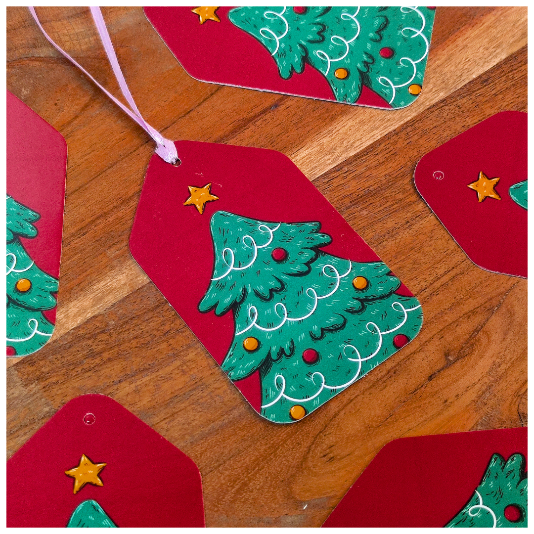 CHRISTMAS TAG (4x2.5 INCHES)