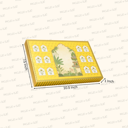 18 Cavity Chocolate Box | 10.5x7.5x1 Inches