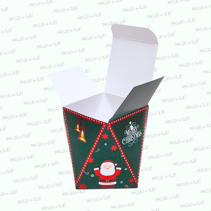 CHRISTMAS HEXAGON BOX (3x3x3.75 INCHES)