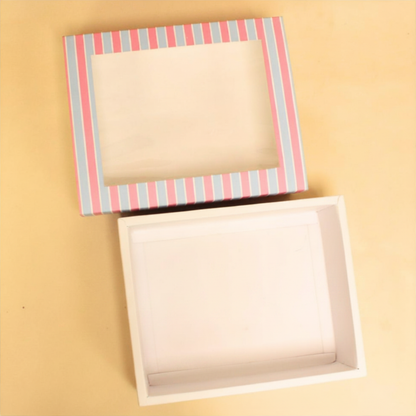 Hamper Gift Box for Chocolates & Cookies – 10.5x8.5x4 Inches