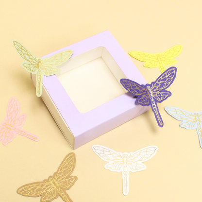 Dragonfly Gift Tag | 2.8x3 Inches |