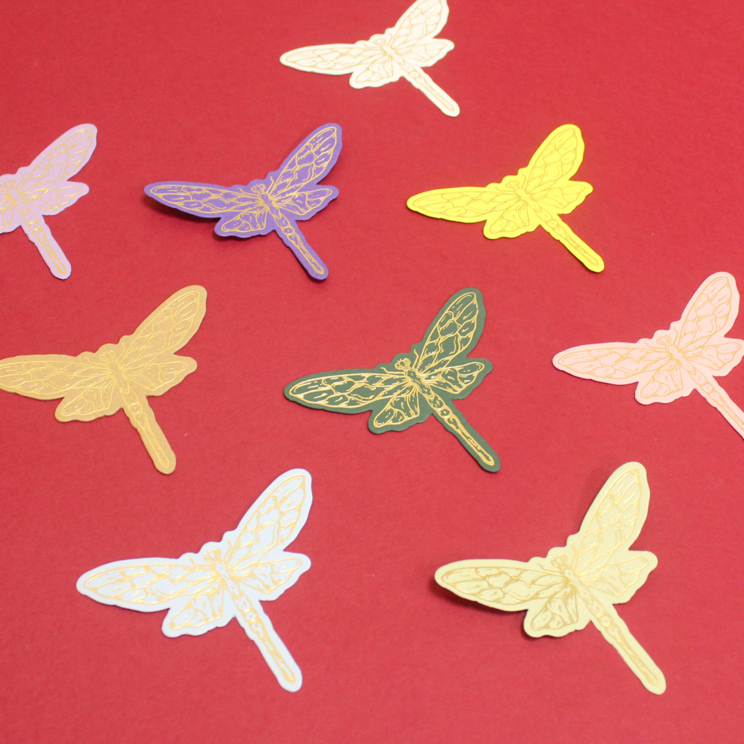 Dragonfly Gift Tag | 2.8x3 Inches |