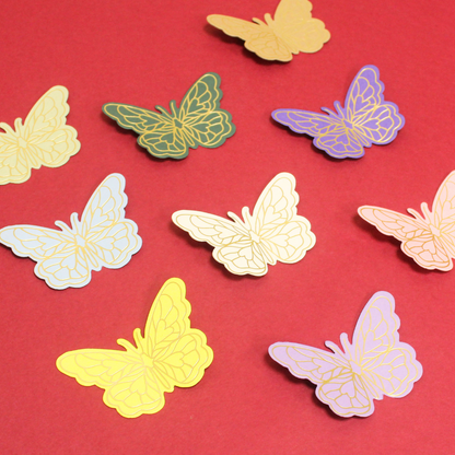 Butterfly Gift Tag | 2.8x2 Inches | Pack 0f 25 Pieces)