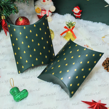 Christmas Pillow Box (4x4.5x1.5 INCHES)