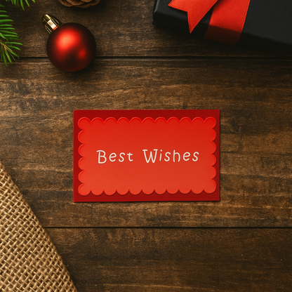 Best Wishes Gift Tags | 3x1.8 Inches | Pack Of 25 Pieces