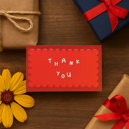 Thank you Tags | 3x1.8 Inches | Pack Of 25 Pieces