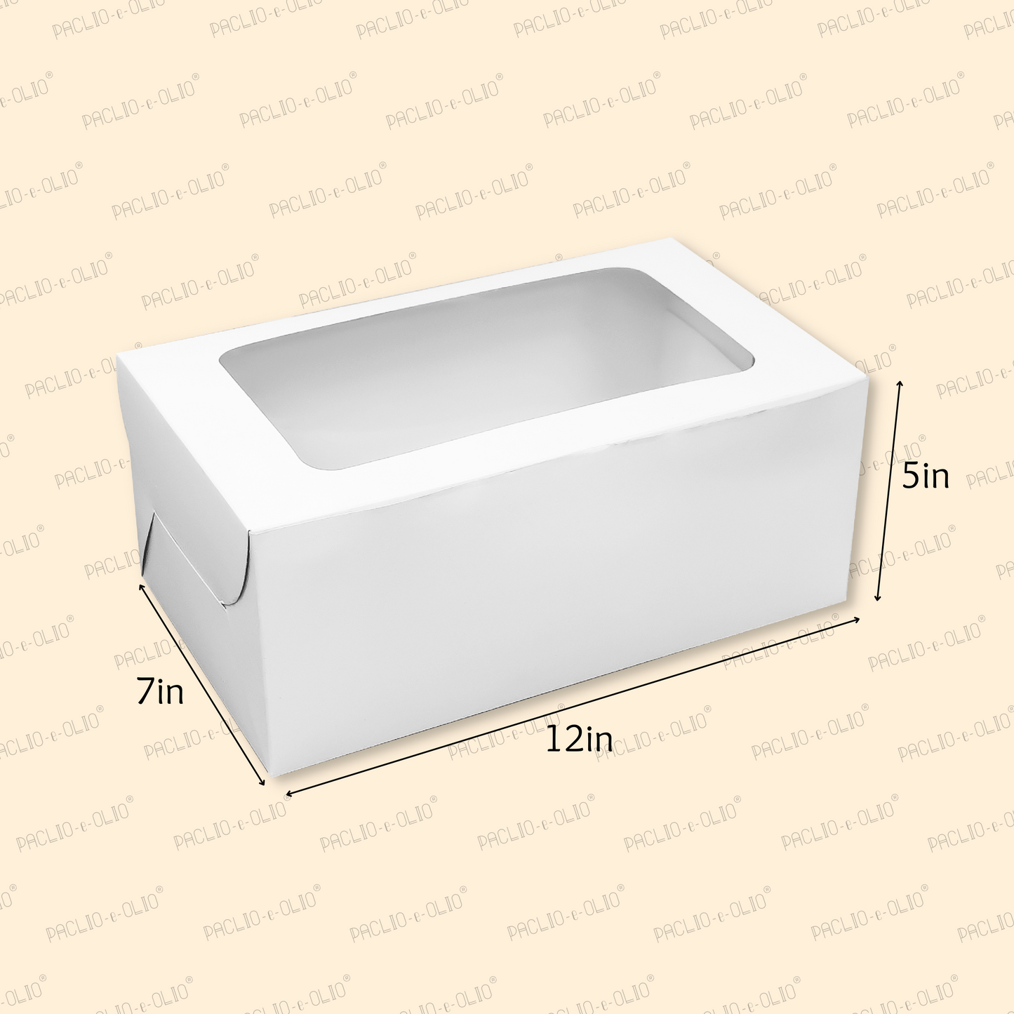 CAKE BOX (12x7x5 INCHES)