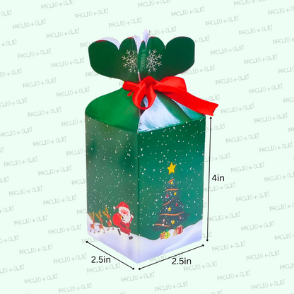 CHRISTMAS CANDY BOX (2.5x2.5x4 INCHES)