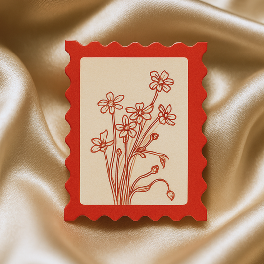 Flower Gift Tags | 2.5x2 Inches | Pack Of 25 Pieces