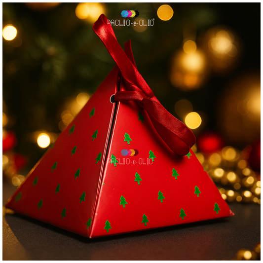 Christmas Pyramid Box (4x4x4 Inches)