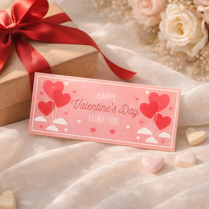 HAPPY VALENTINES DAY | 5.5x2.8 INCHES