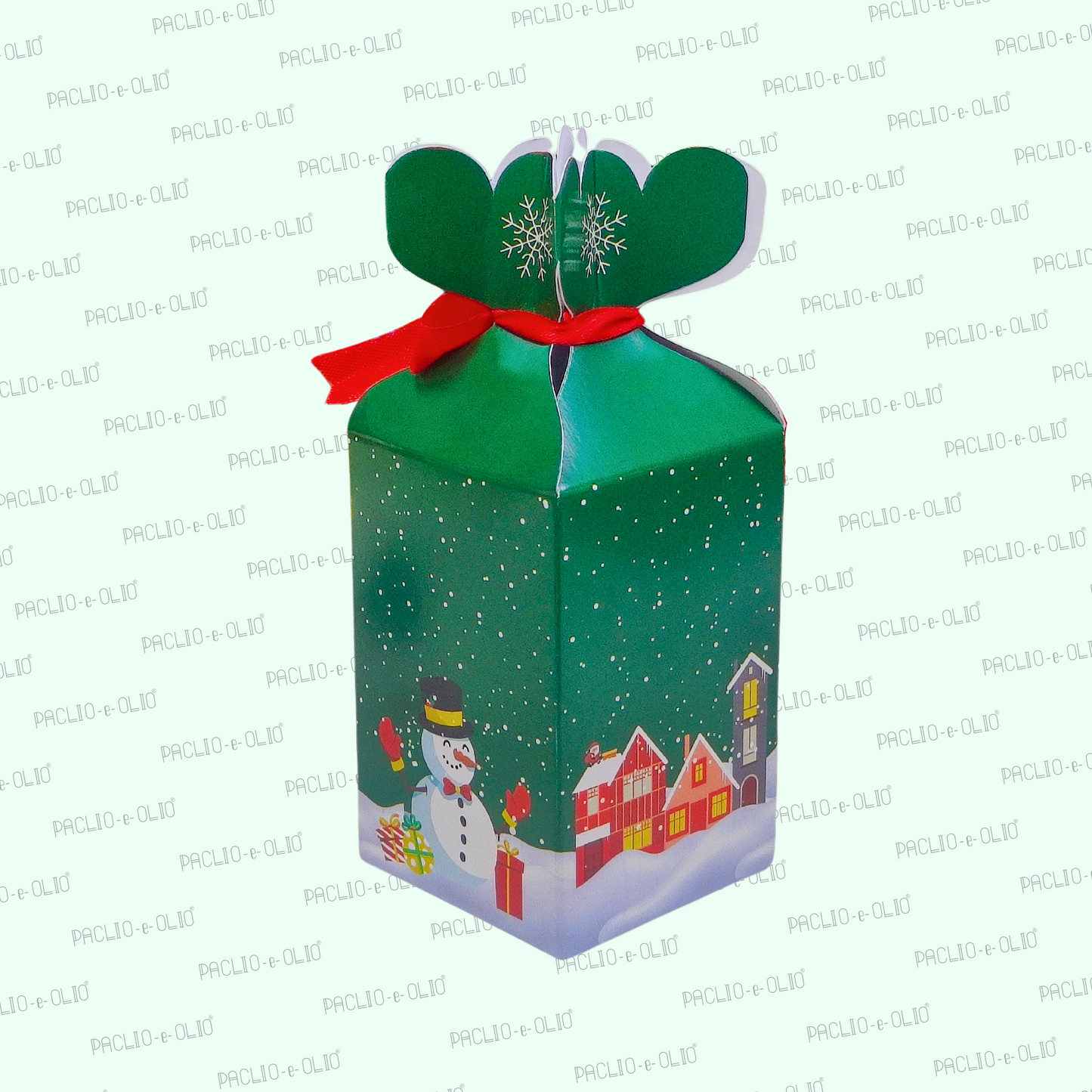 CHRISTMAS CANDY BOX (2.5x2.5x4 INCHES)