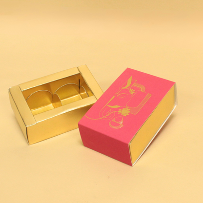 2 Cavity Chocolate Box (4.5x2.5x1.5 Inches)| Ganesh Chaturthi
