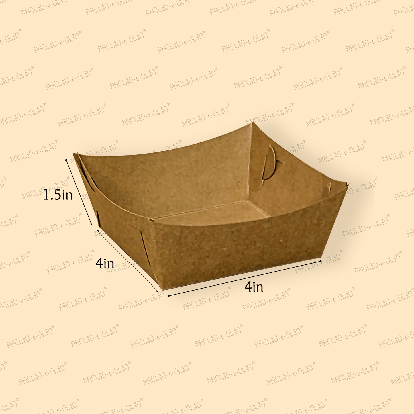 BOAT TRAY (4x4x1.5 INCHES)