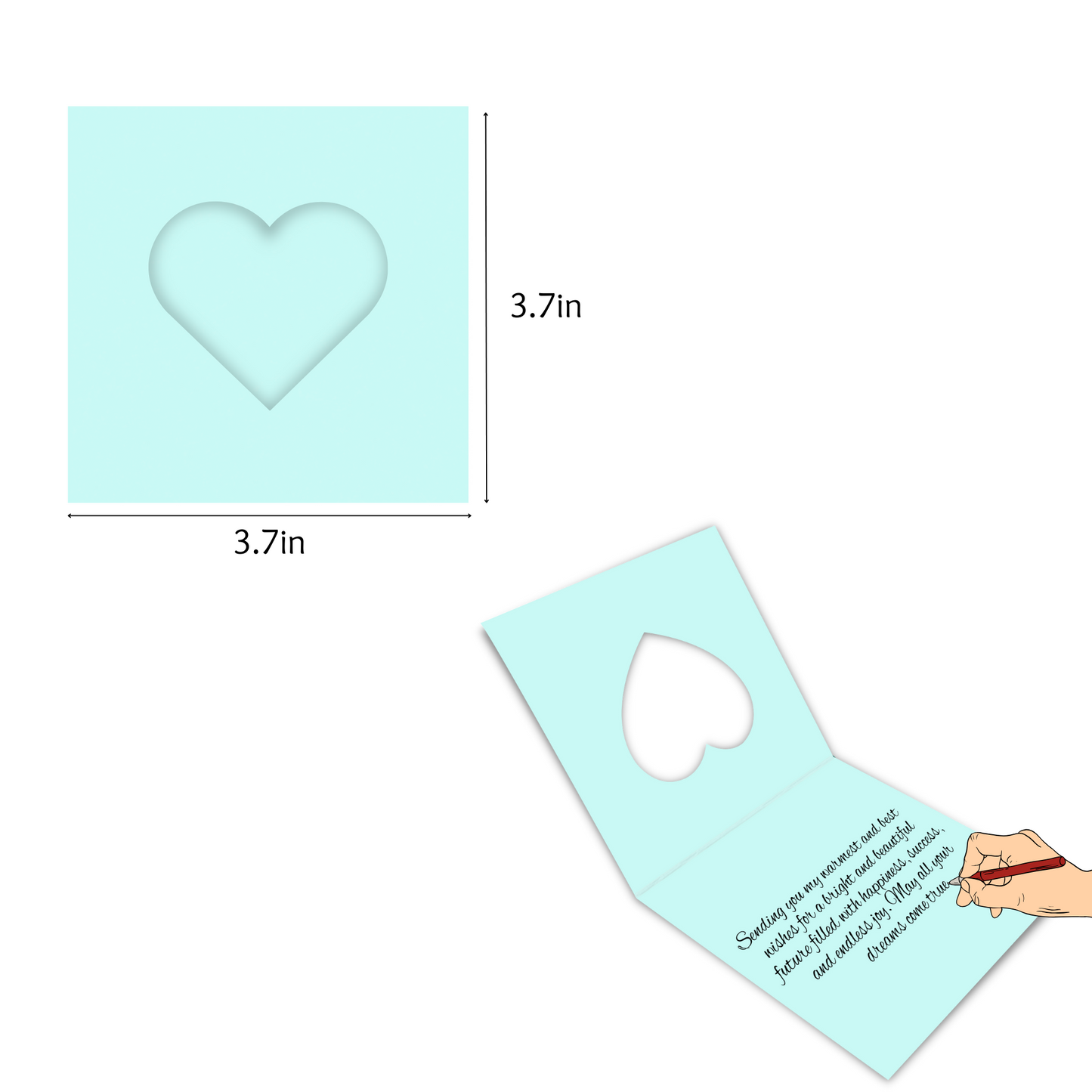 ASSORTED MESSAGE TAGS (4.6x3.7 INCHES)