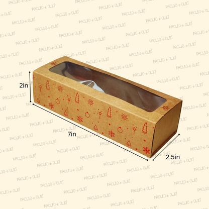 MACARON BOX (7X2X2.5 Inches)