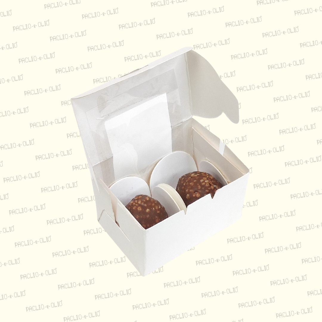 2 Cavity Chocolate Box (3x2x2 Inches)