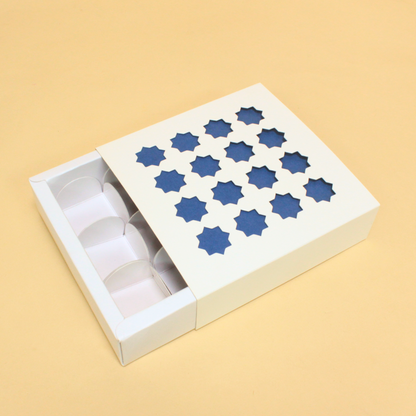 Diwali 9 Cavity Chocolate Box (5.5x5.5x1.5 Inches)