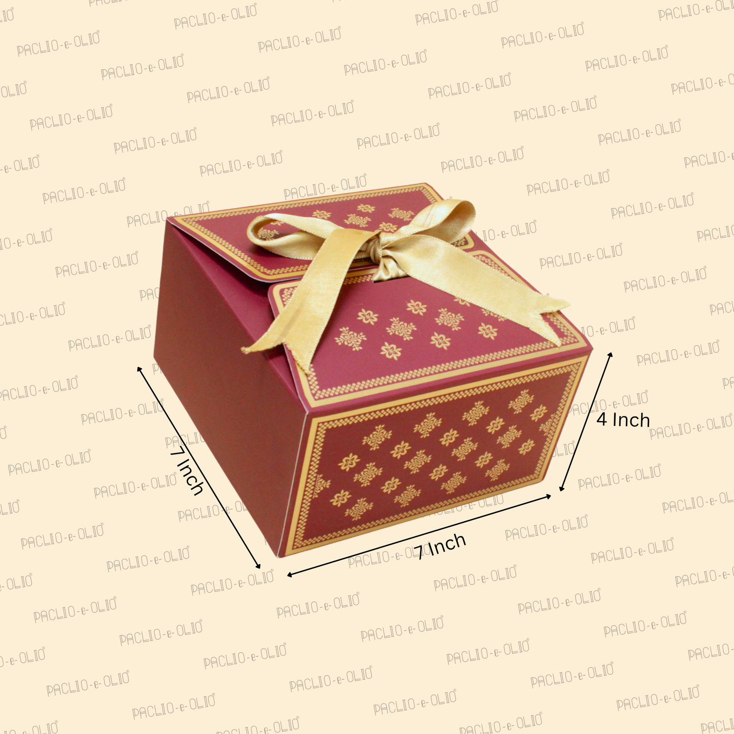 Premium Hamper Box | 7x7x4 Inches | 500g Capacity