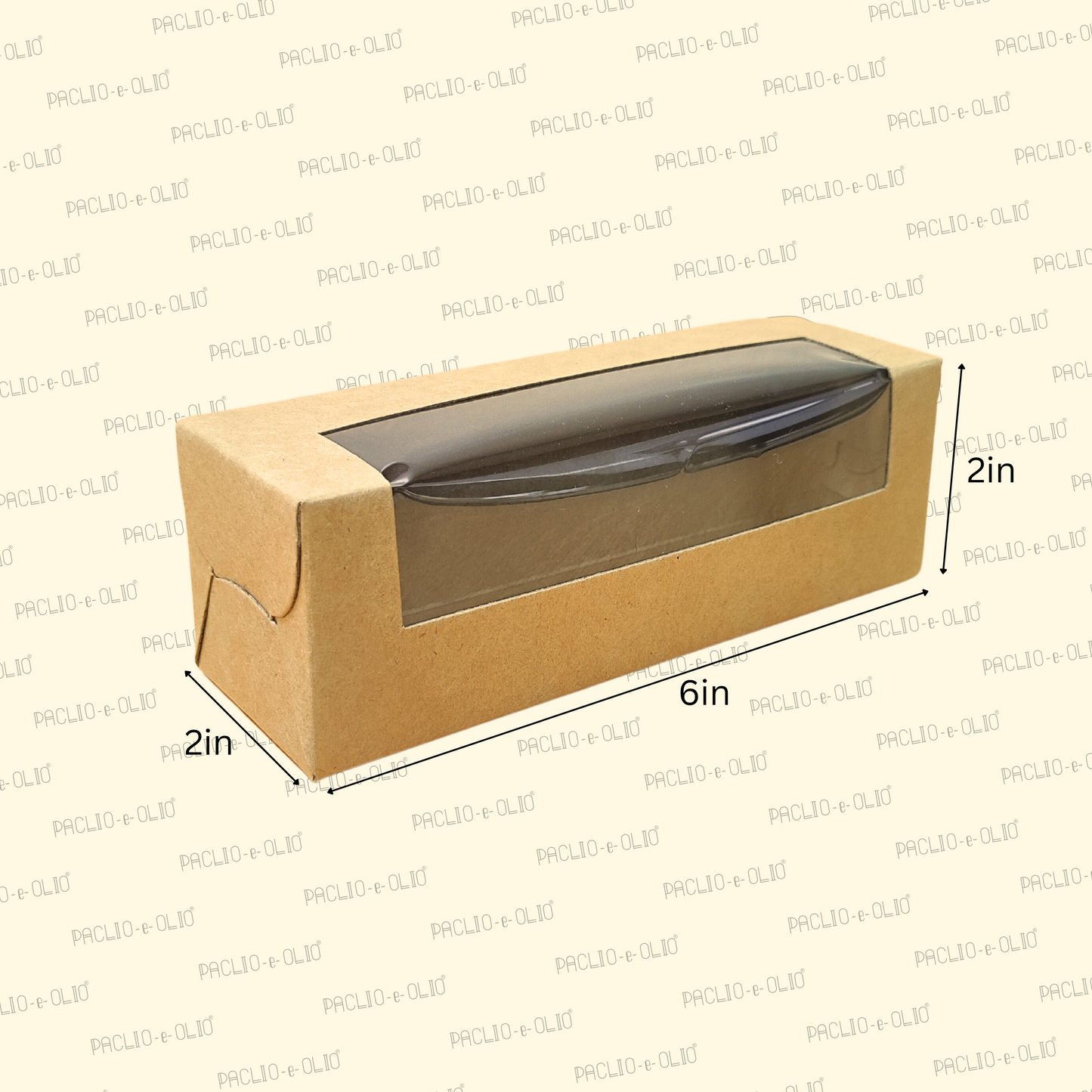 MACARON BOX (6X2X2 INCHES)