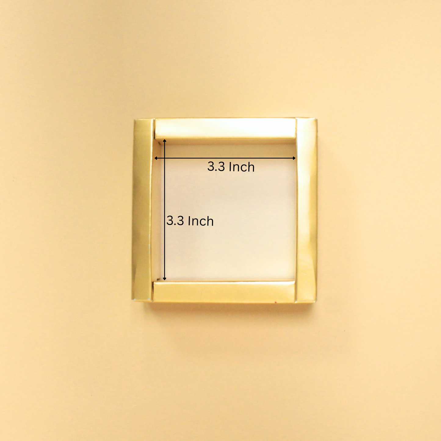 4 Cavity Chocolate Box | 4.5x4.5x1.5 Inches