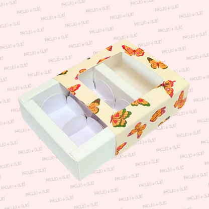 4 Cavity Chocolate Box | 4.5x4.5x1.5 Inches