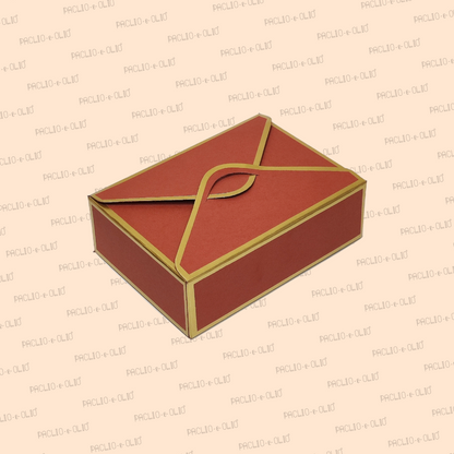 6 PCS CHRISTMAS CHOCOLATE ENVELOPE BOX (5x3.5x1.5 INCHES)