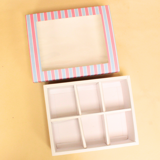 Hamper Gift Box for Chocolates & Cookies – 10.5x8.5x4 Inches