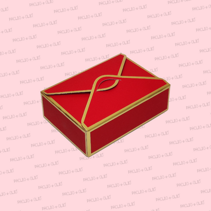 6 PCS CHRISTMAS CHOCOLATE ENVELOPE BOX (5x3.5x1.5 INCHES)