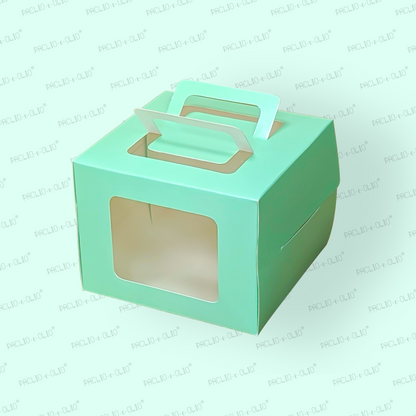 BENTO CAKE BOX (6x6x4.5 Inches)